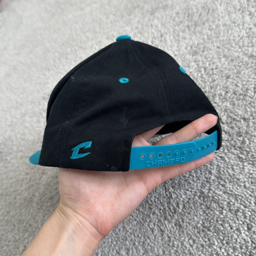 Old English G Hat, Blue Orange and Black - Picture 3 of 4